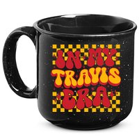 In My Travis Era Retro Groovy 15oz Campfire Ceramic Mug