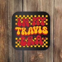 In My Travis Era Retro Groovy Coaster