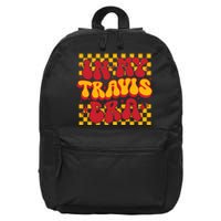 In My Travis Era Retro Groovy 16 in Basic Backpack