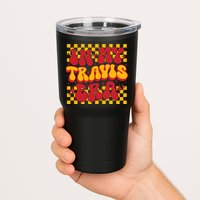 In My Travis Era Retro Groovy Tumbler