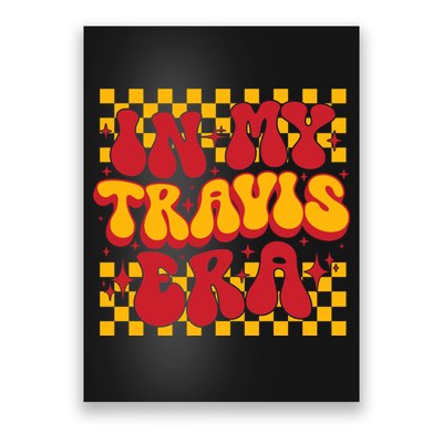 In My Travis Era Retro Groovy Poster