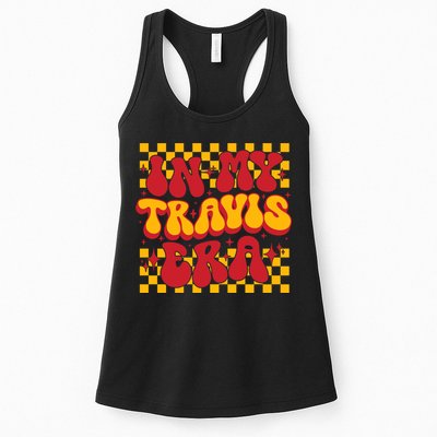 In My Travis Era Retro Groovy Womens Tank Top