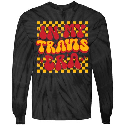 In My Travis Era Retro Groovy Tie-Dye Long Sleeve Shirt