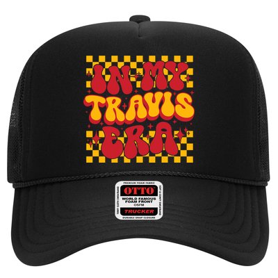 In My Travis Era Retro Groovy Trucker Hat