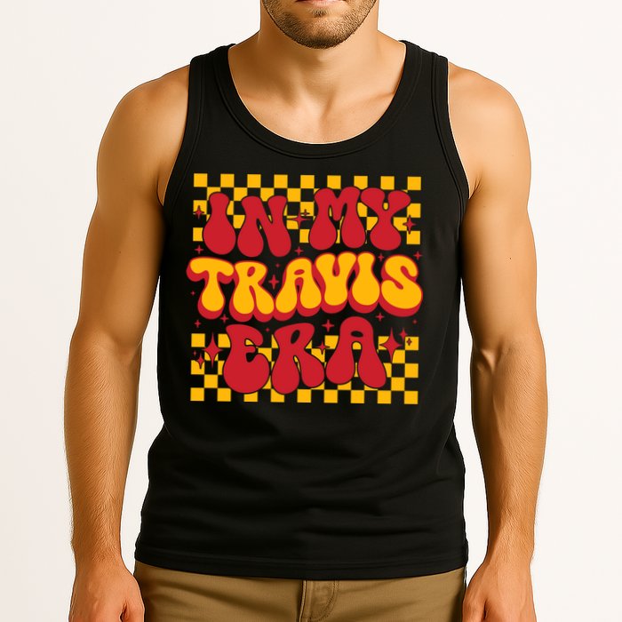 In My Travis Era Retro Groovy Tank Top