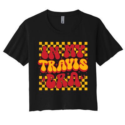 In My Travis Era Retro Groovy Crop Top