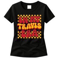 In My Travis Era Retro Groovy Womens T-Shirt
