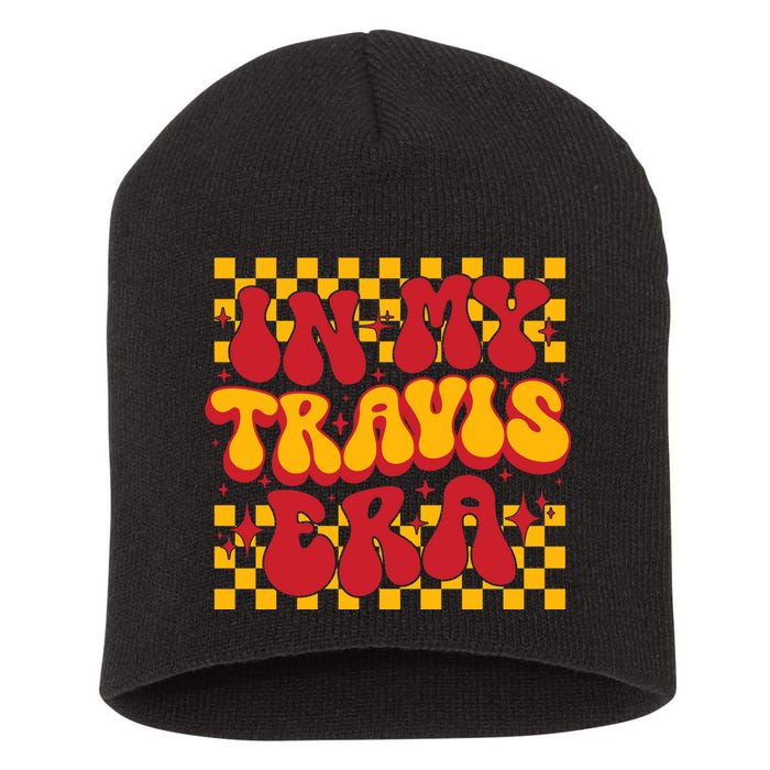 In My Travis Era Retro Groovy Short Acrylic Beanie