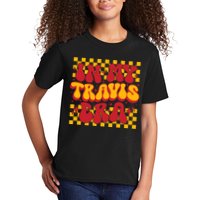 In My Travis Era Retro Groovy Kids T-Shirt