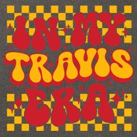 In My Travis Era Retro Groovy Cotton Canvas Backpack
