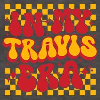 In My Travis Era Retro Groovy Vector Backpack