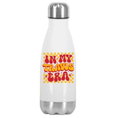 In My Travis Era Retro Groovy Stainless Steel Insulated Water Bottle