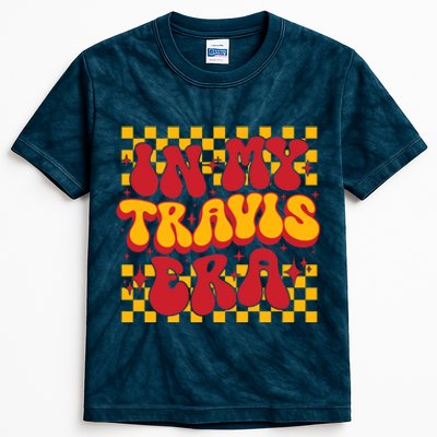 In My Travis Era Retro Groovy Kids Tie-Dye T-Shirt