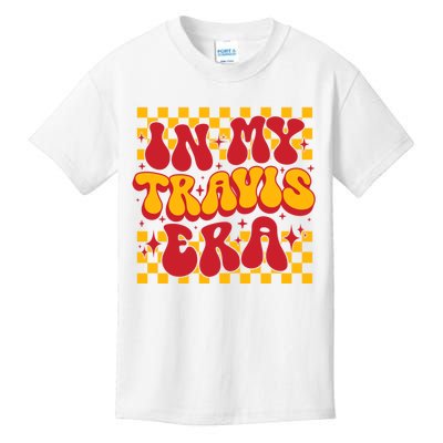 In My Travis Era Retro Groovy Kids T-Shirt