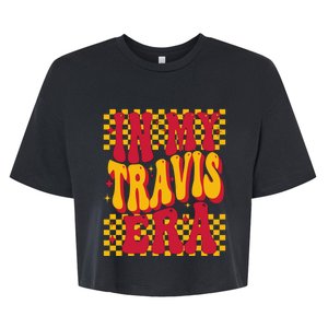 In My Travis Era Retro Groovy Bella+Canvas Jersey Crop Tee