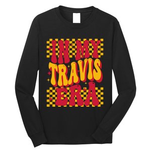 In My Travis Era Retro Groovy Long Sleeve Shirt