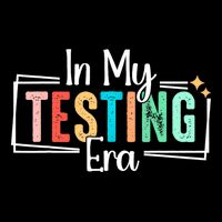 In My Testing Era Funny Testing Day Teacher Test Day Flat Bill Trucker Hat