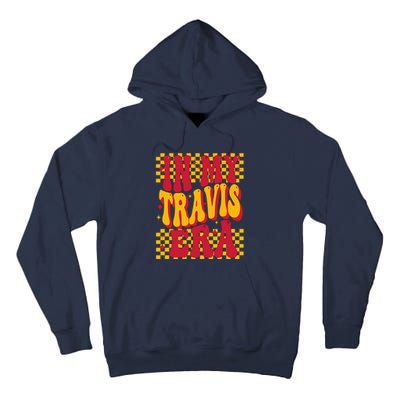 In My Travis Era Retro Groovy Tall Hoodie