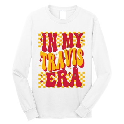 In My Travis Era Retro Groovy Long Sleeve Shirt