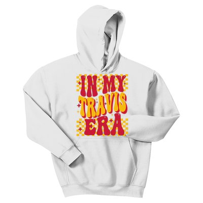 In My Travis Era Retro Groovy Kids Hoodie