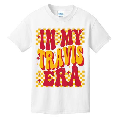 In My Travis Era Retro Groovy Kids T-Shirt