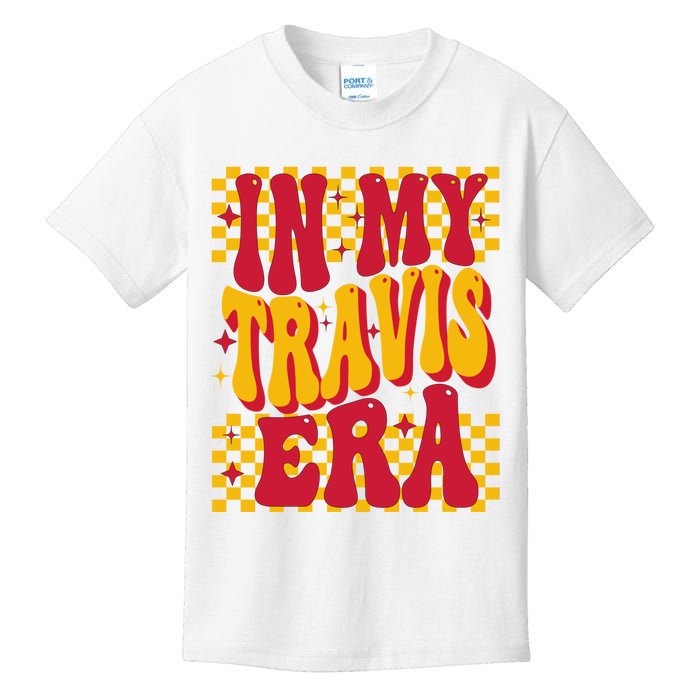 In My Travis Era Retro Groovy Kids T-Shirt