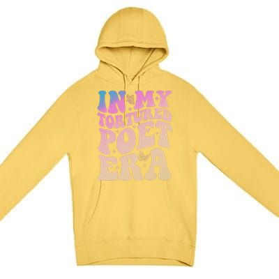 In My Tortured Poet Era Groovy Premium Pullover Hoodie