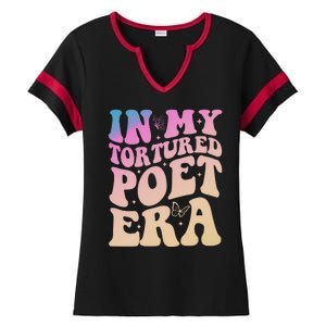 In My Tortured Poet Era Groovy Ladies Halftime Notch Neck Tee