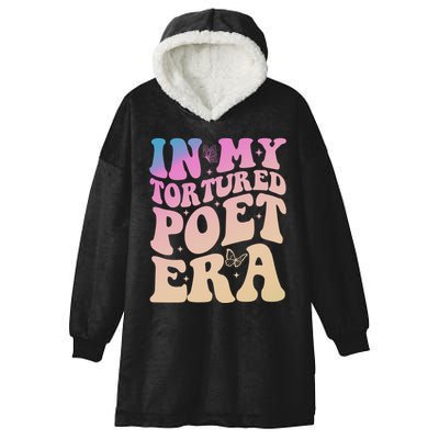 In My Tortured Poet Era Groovy Hooded Wearable Blanket