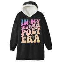 In My Tortured Poet Era Groovy Hooded Wearable Blanket