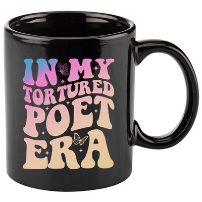 In My Tortured Poet Era Groovy 11oz C Handle Ceramic Mug