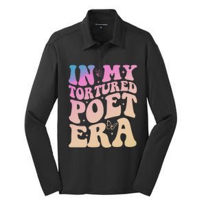 In My Tortured Poet Era Groovy Silk Touch Performance Long Sleeve Polo