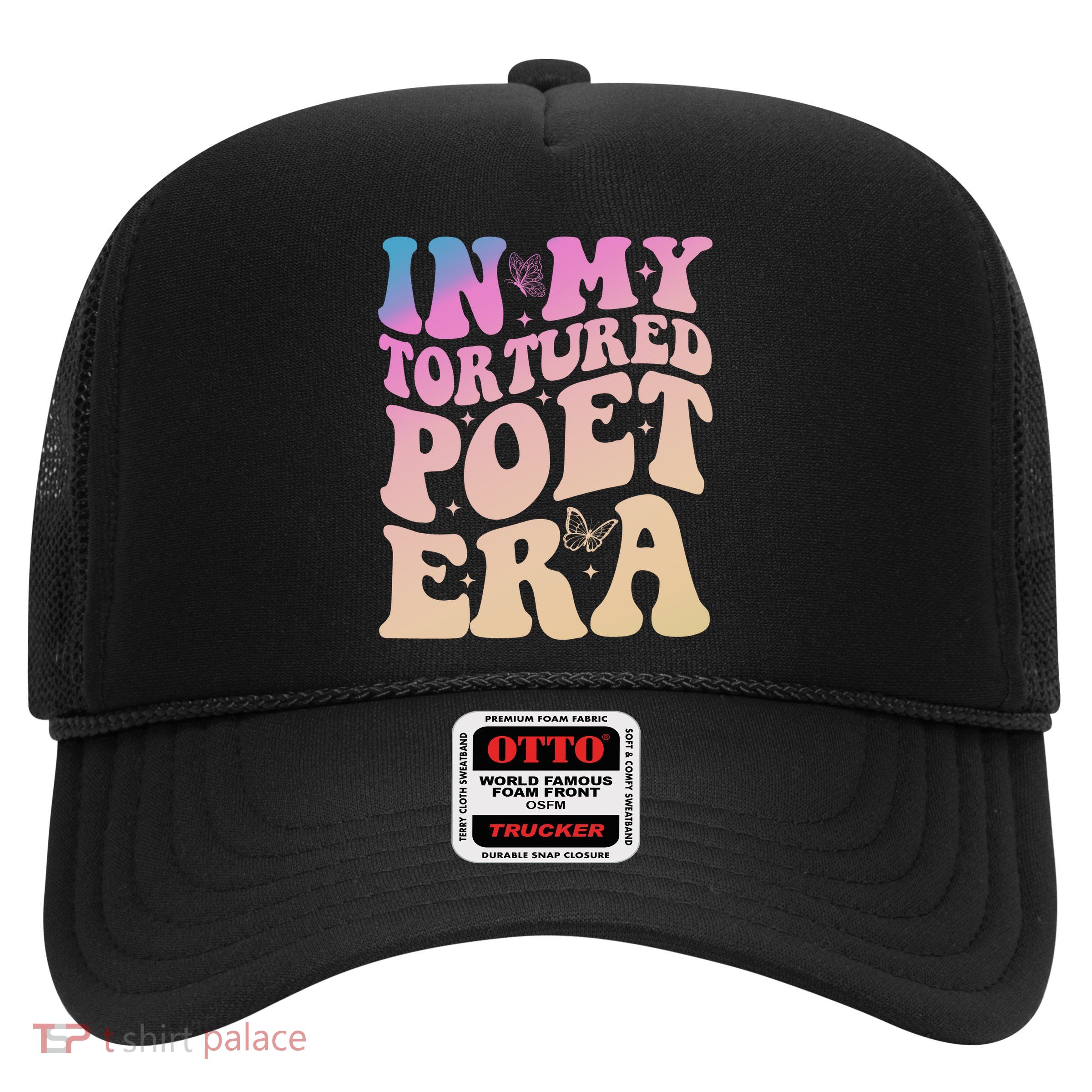 In My Tortured Poet Era Groovy Trucker Hat