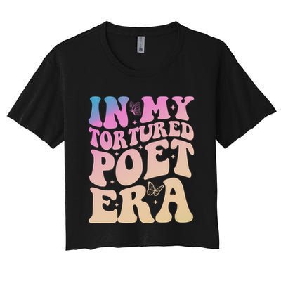 In My Tortured Poet Era Groovy Crop Top