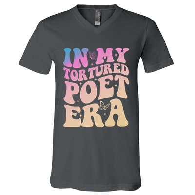 In My Tortured Poet Era Groovy V-Neck T-Shirt