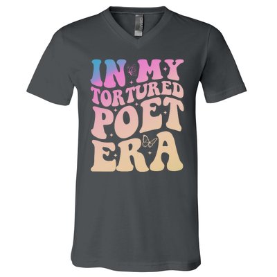 In My Tortured Poet Era Groovy V-Neck T-Shirt