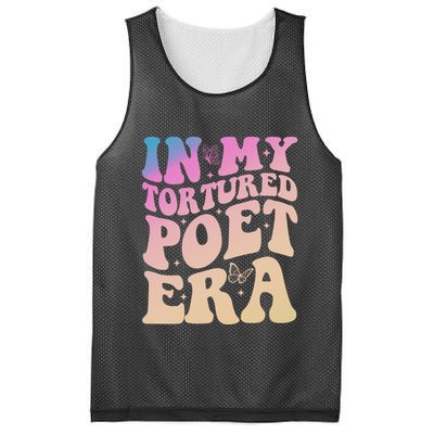 In My Tortured Poet Era Groovy Mesh Reversible Basketball Jersey Tank