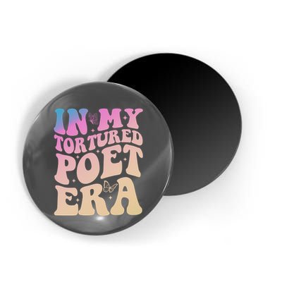 In My Tortured Poet Era Groovy Magnet