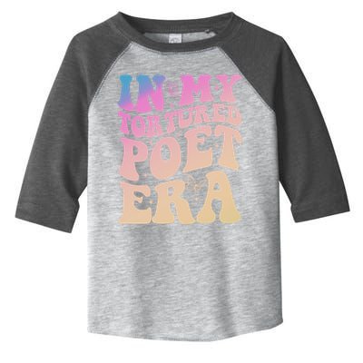 In My Tortured Poet Era Groovy Toddler Fine Jersey T-Shirt