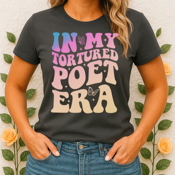 In My Tortured Poet Era Groovy Womens T-Shirt