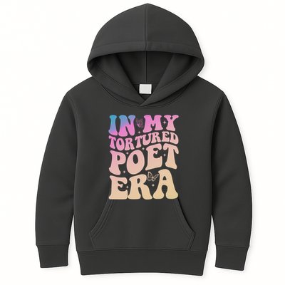 In My Tortured Poet Era Groovy Kids Hoodie