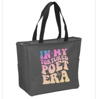 In My Tortured Poet Era Groovy Zip Tote Bag