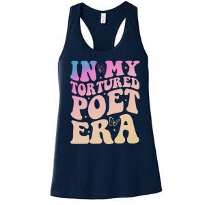 In My Tortured Poet Era Groovy Women's Racerback Tank