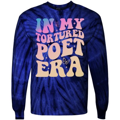 In My Tortured Poet Era Groovy Tie-Dye Long Sleeve Shirt