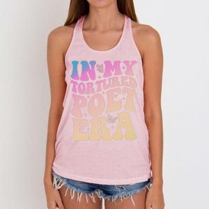 In My Tortured Poet Era Groovy Women's Knotted Racerback Tank