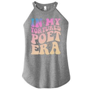 In My Tortured Poet Era Groovy Women's Perfect Tri Rocker Tank