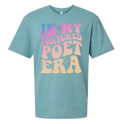 In My Tortured Poet Era Groovy Sueded Cloud Jersey T-Shirt