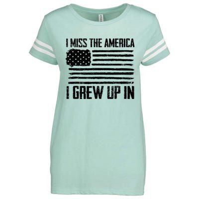 I Miss The America I Grew Up In Enza Ladies Jersey Football T-Shirt