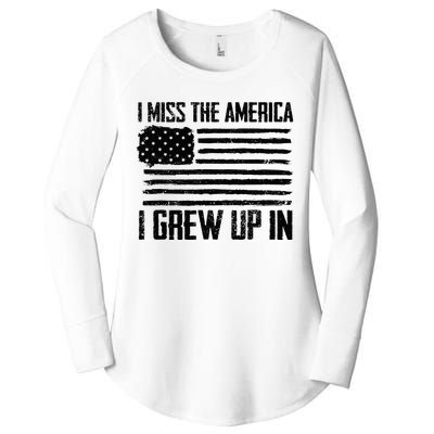 I Miss The America I Grew Up In Women's Perfect Tri Tunic Long Sleeve Shirt