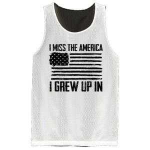 I Miss The America I Grew Up In Mesh Reversible Basketball Jersey Tank